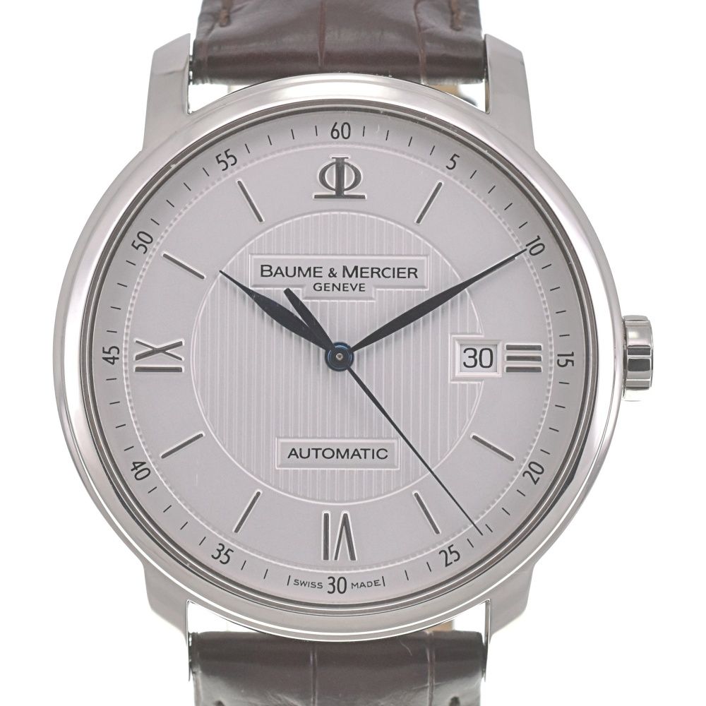ボーム＆メルシェ Baume - Mercier M0A08731|65593 クラシマ デイト 自動巻き メンズ 箱 保証書付き L 140322