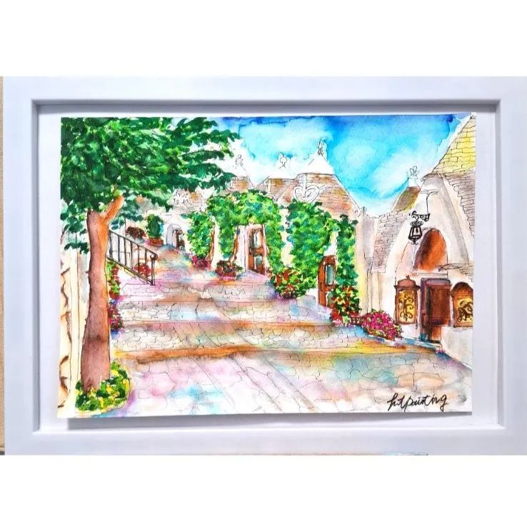 水彩画原画 フィレンツェの街 #587-1」 by syoumei｜Artmeter｜暮らし