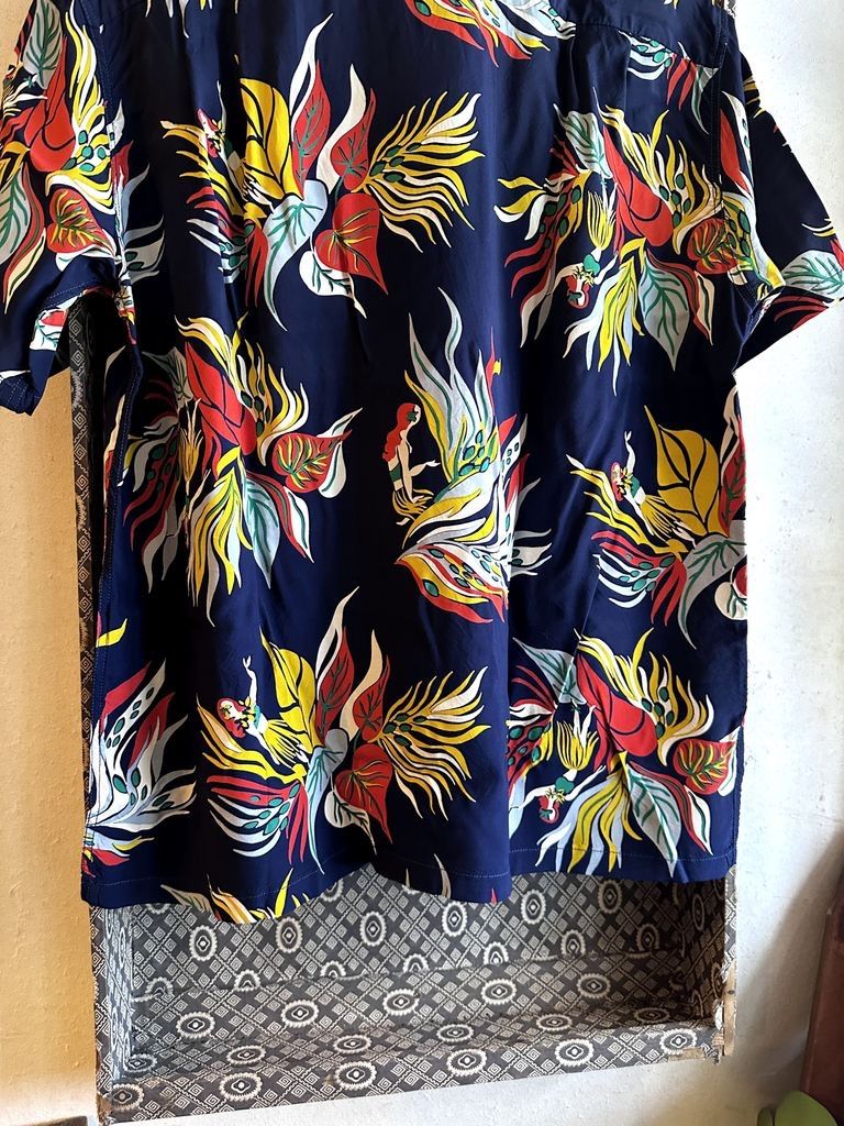 美品】SUNSURF アロハシャツ 半袖 開襟 浮世絵 美人画 和柄 L 美品】SUNSURF アロハシャツ 半袖 開襟 浮世絵 美人画 和柄 L