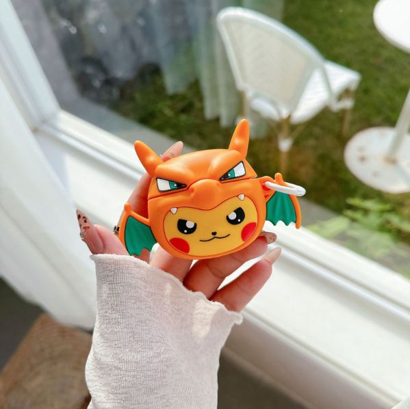 ピカチュウ AirPods4ケース AirPods Pro第2世代 AirPodsケース ストラップ付き AirPodsケース AirPodsPro対応 AirPodsProケース 可愛い