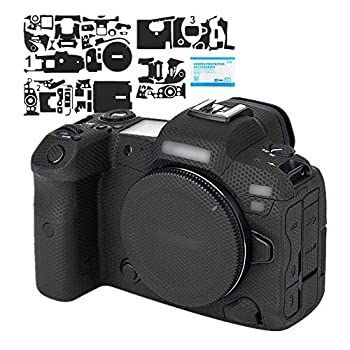 カメラ 保護レザーフィルム ボディフィルム Canon EOS R5 EOSR5 カメラ に対応 3M材料 マトリックスブラック