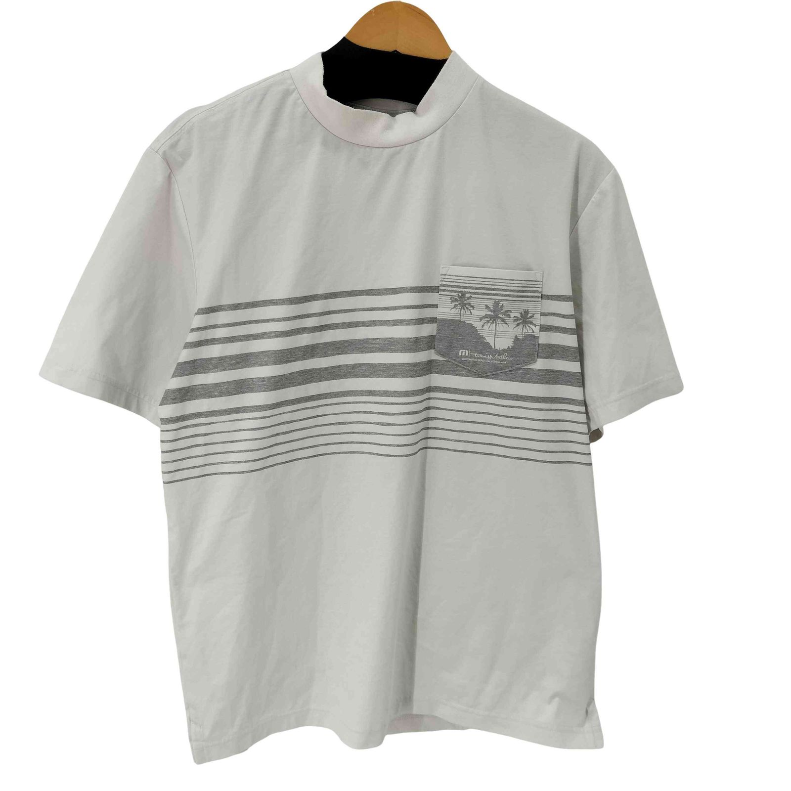 トラビスマシュー Travis Mathew モックネック 半袖 Tシャツ メンズ JPN：XL 