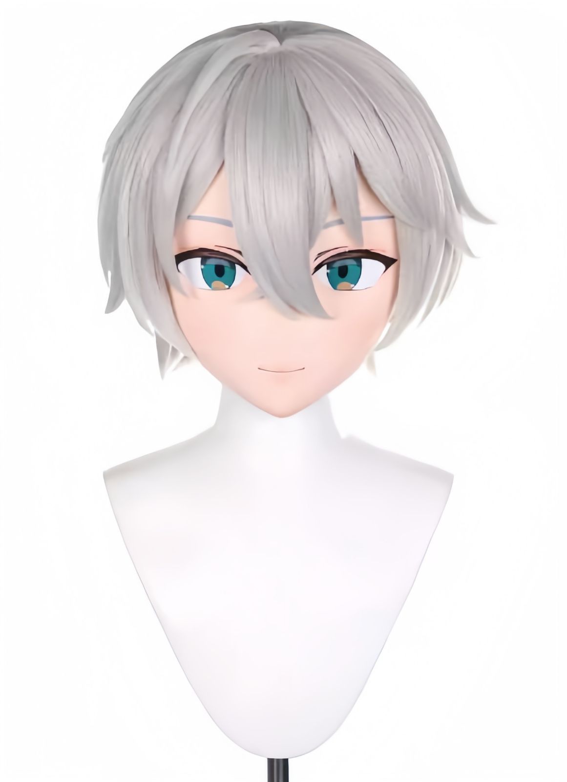 全頭マスク カツラ付き ロック付き NO.1174 フルマスク ドール ヘッドロリータ人形 コスプレ 変身 仮装 着ぐるみ 二次元美少女