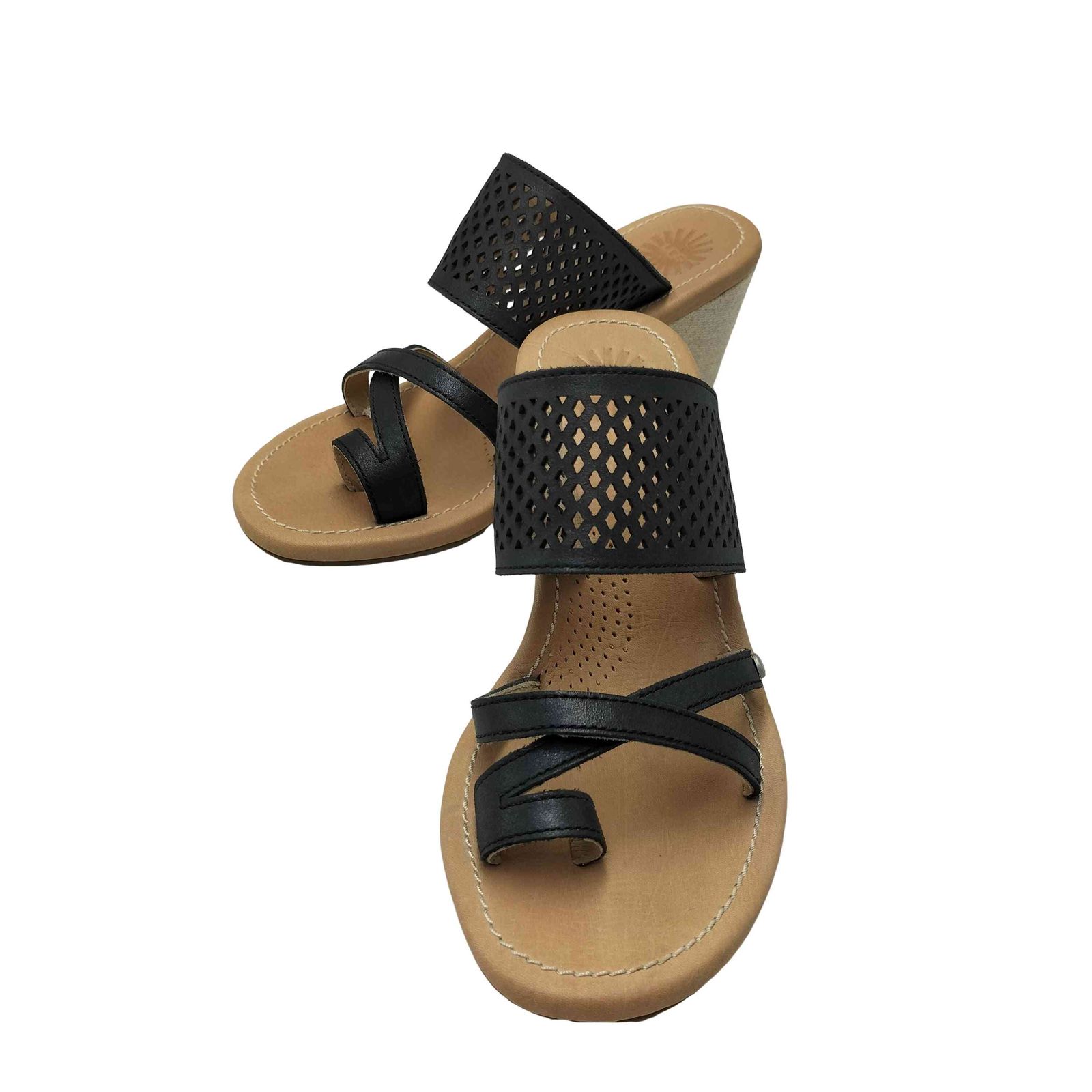 【UGG】アグ カリーナ ウェッジ サンダル ヒール レザー UGG アグ レディース 1119980 W EZRAH エズラ サンダル レザー