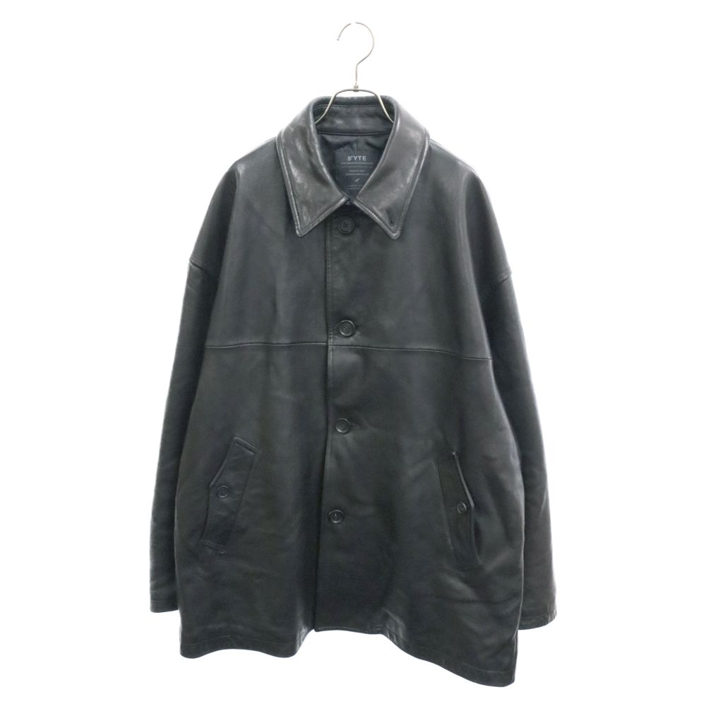 SYTE yohji yamamoto レザーカーコート　試着のみ SYTE yohji yamamoto レザーカーコート試着のみ