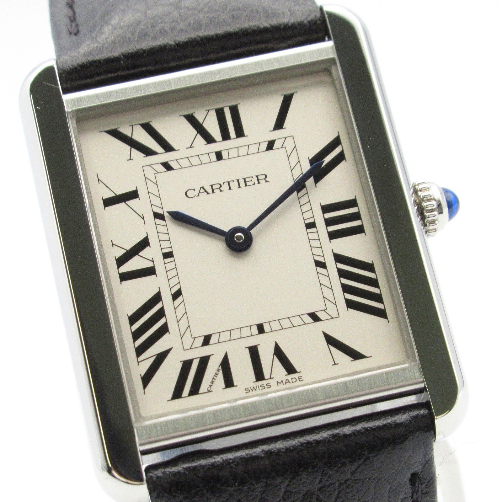カルティエ CARTIER 腕時計 タンクソロ LM WSTA0028 シルバー