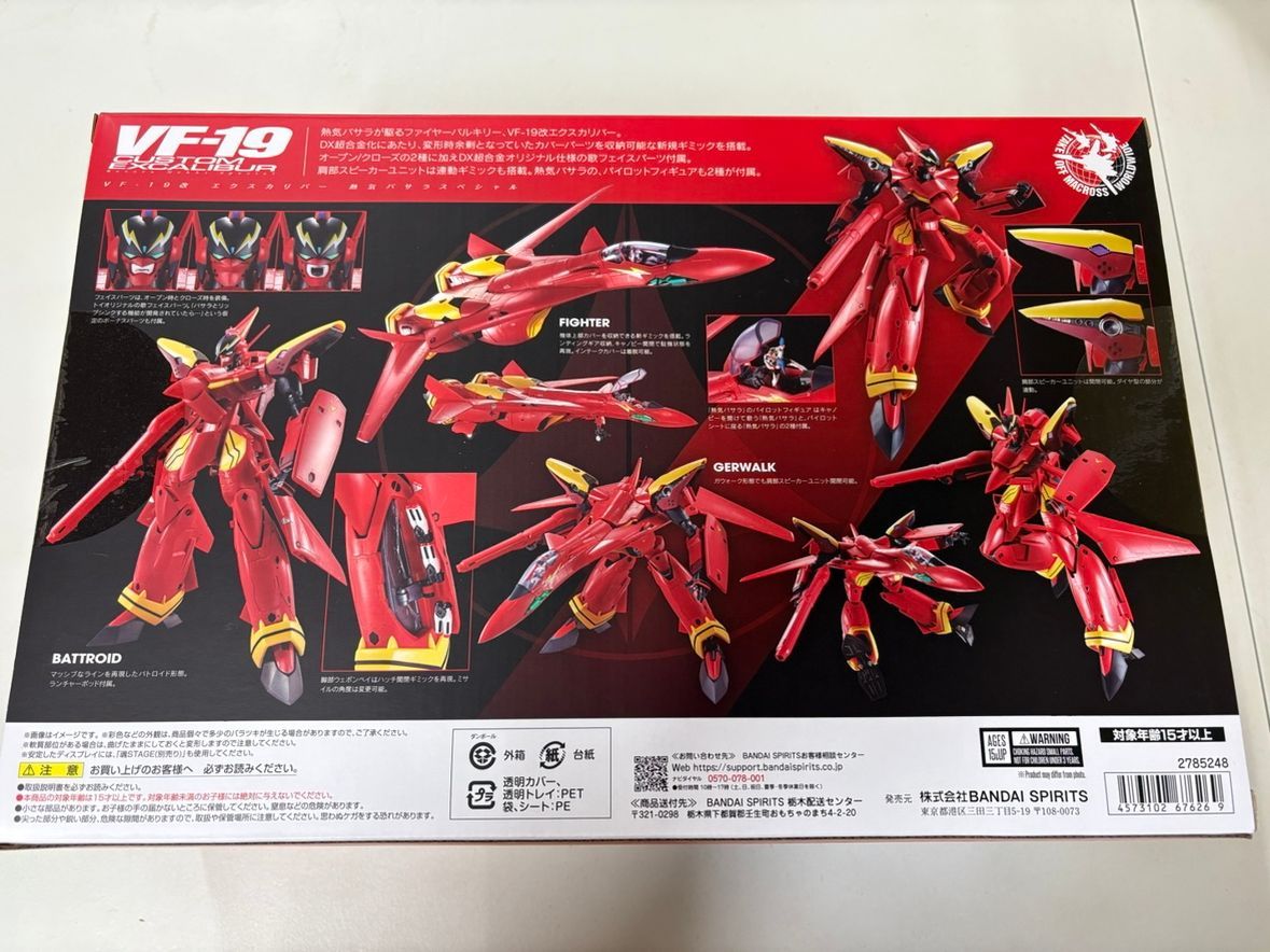新品未開封】DX超合金 VF-19改 エクスカリバー 熱気バサラスペシャル