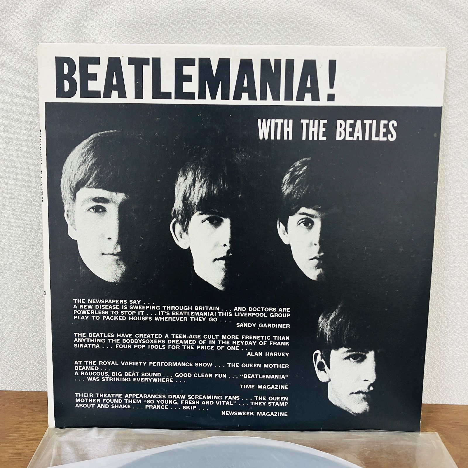 A【希少】LP レコード The Beatles ビートルズ Beatlemania