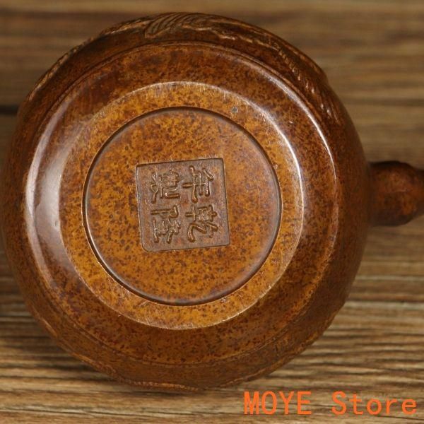 銅 細工 龍鳳提梁壺 茶壺 酒壺 茶道具 工芸品 美術品 置物 銅壺 提梁龍鳳呈祥茶壺 酒壺 茶道具 装飾品 工芸品 美術品 置物