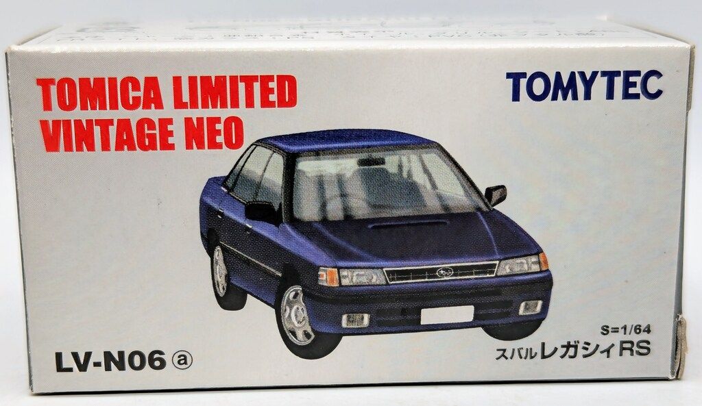 【新品】TOMICA LIMITED VINTAGE NEO スバルレガシィRS TOMICA LIMITED VINTAGE NEO LV-N06b 1/64] SUBARU LEGACY RS