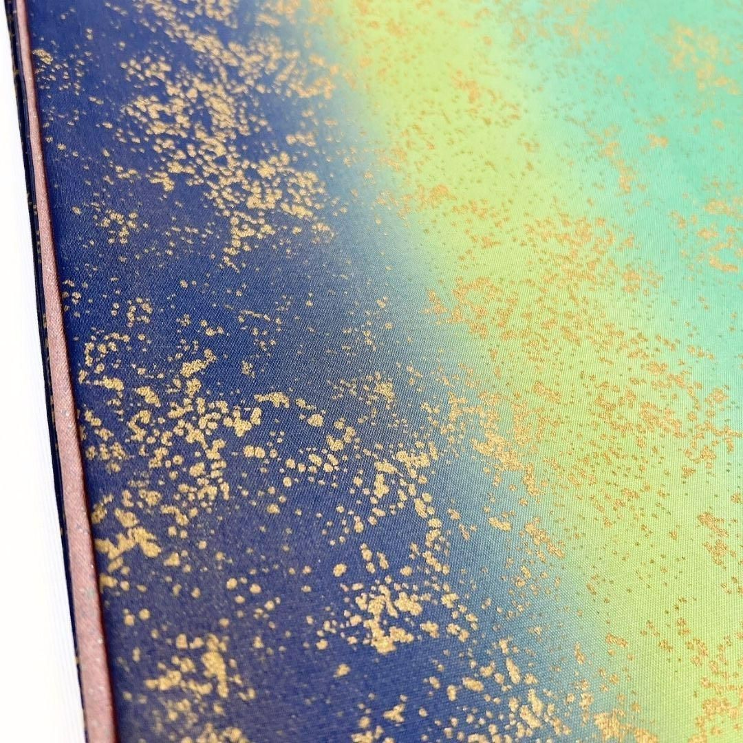 大島紬 縦縞 グラデーション 金彩 袋帯 着物 093w p - メルカリ 