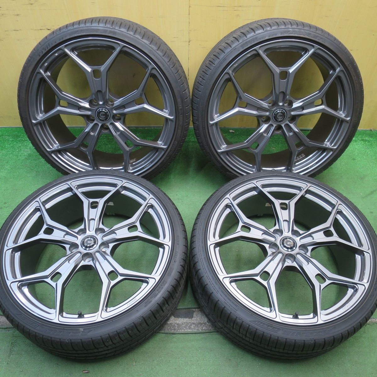 22年 キレイ トヨタ GR86 スバル BRZ 純正 OP TRD 215 35R19 ファルケン アゼニス FK510 19インチ PCD100 5H 5100101NJノ