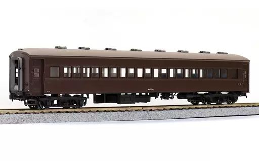 【】鉄道模型 HOゲージ 1/80 スハフ32型丸屋根ぶどう色2号原型扉 [57058]