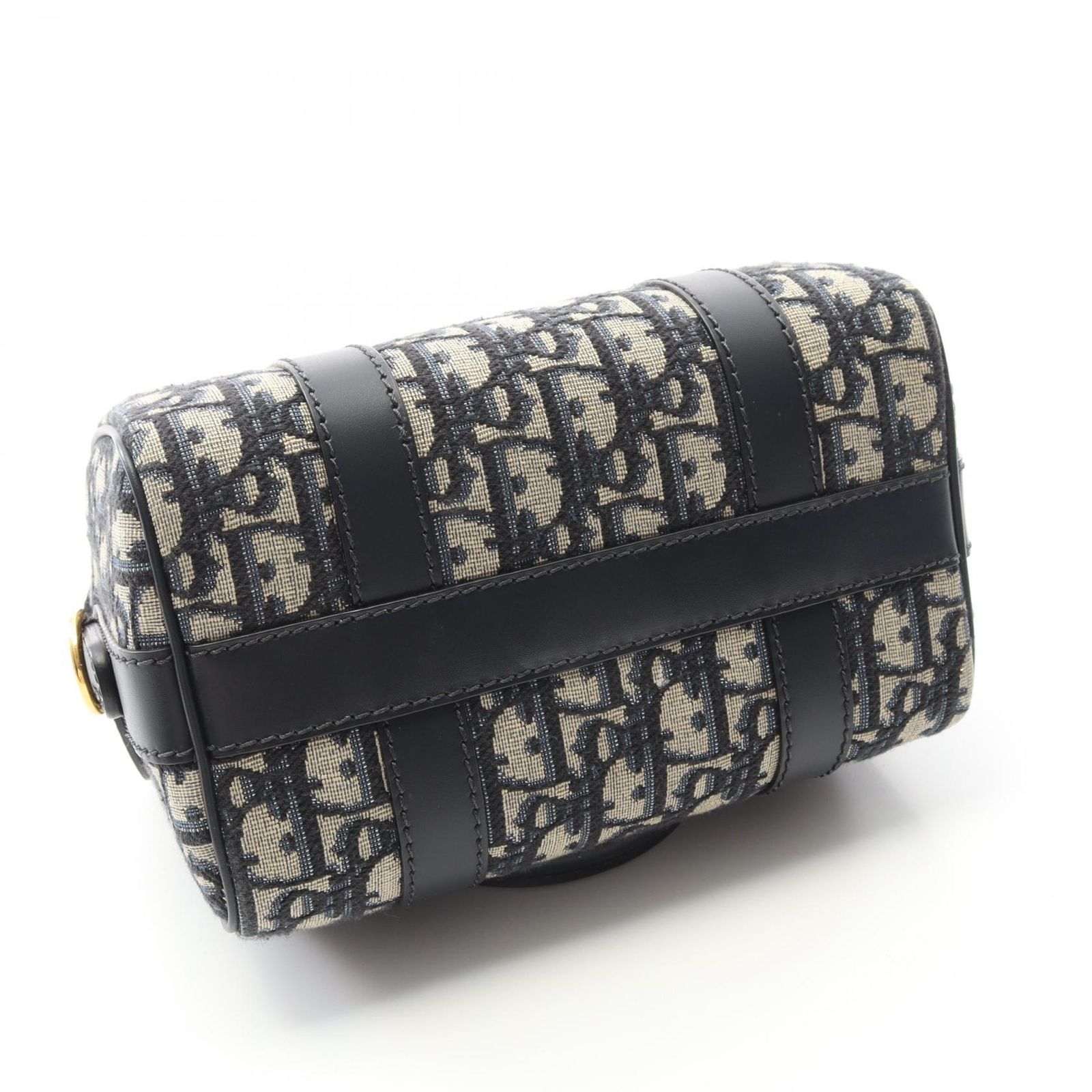 【ヴィンテージ】Rank:A☆Dior ブルー MIDI バック M9319UTZQ ディオール/クリスチャンディオール/ショルダーバッグ