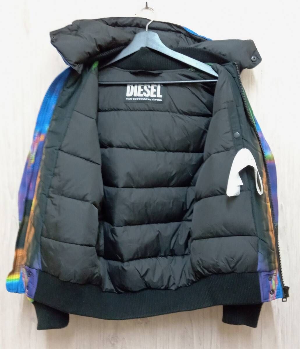 DIESEL ナイロンプリントジャケット　マルチカラー DIESEL/ディーゼル/ナイロン(中綿)/サイケデリックオーバー