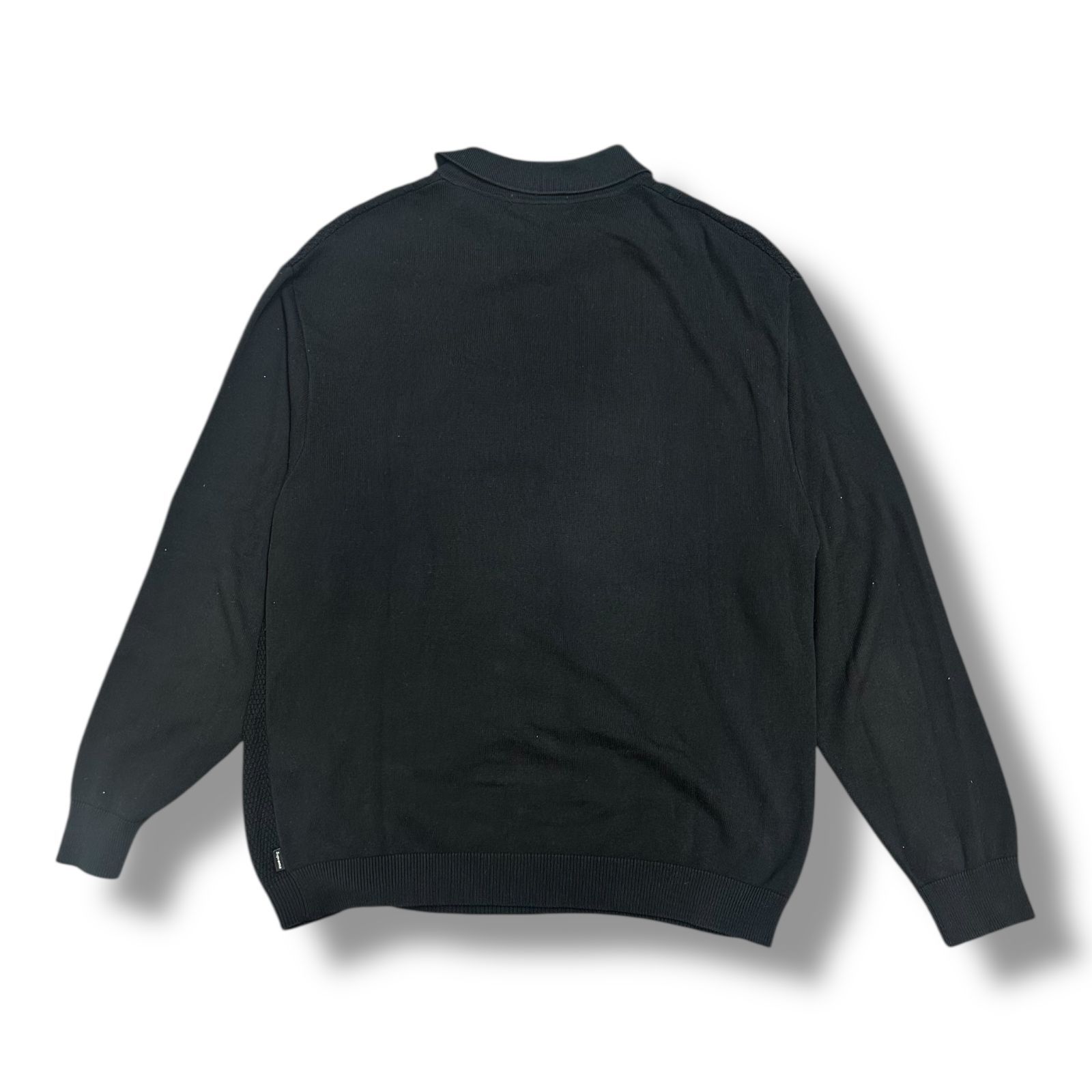 国内正規 Supreme 16AW Cable Stripe Knit L/S Polo ケーブル