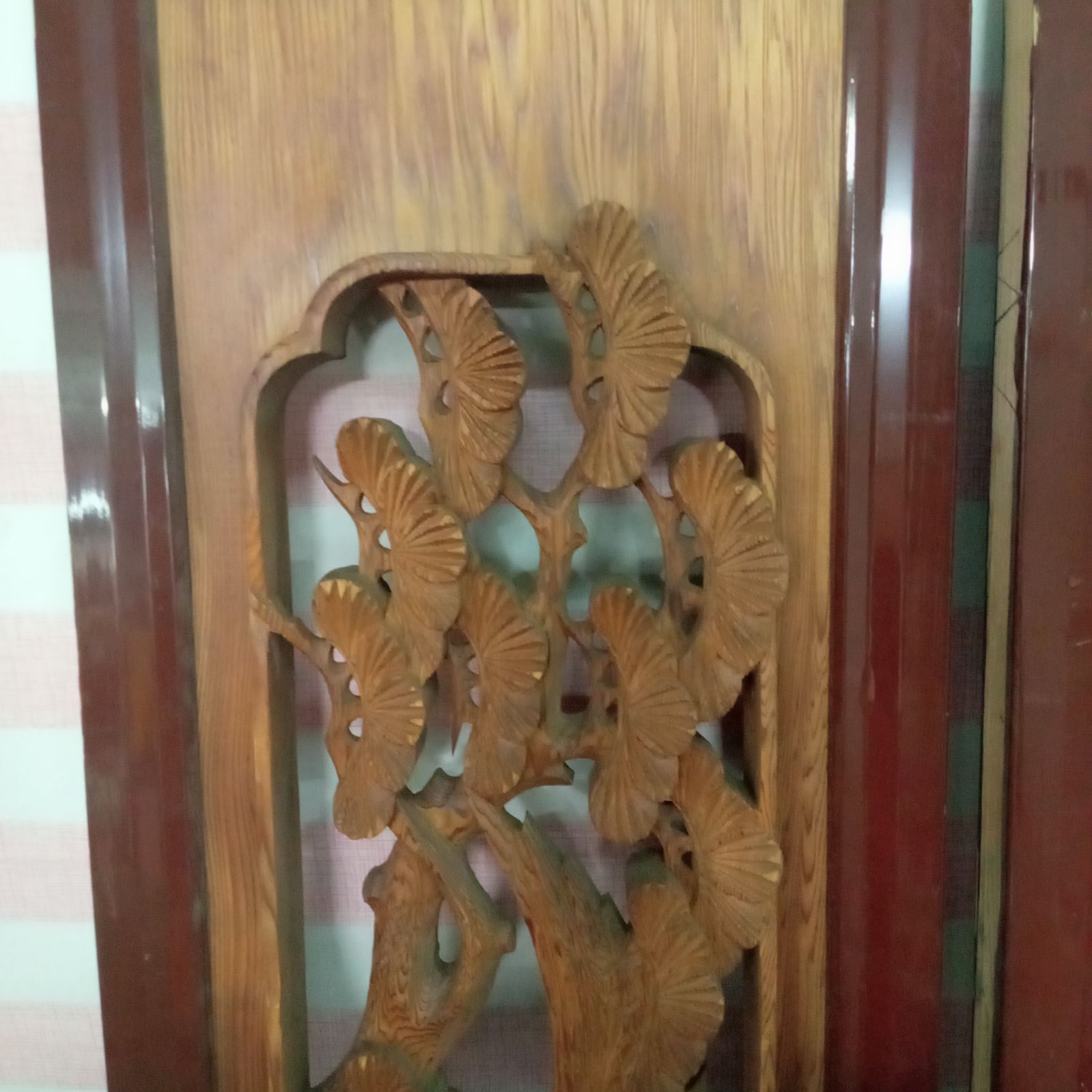 ◯ 欄間 建具 2枚セット レトロ 木製 アンティーク 昭和 - メルカリ