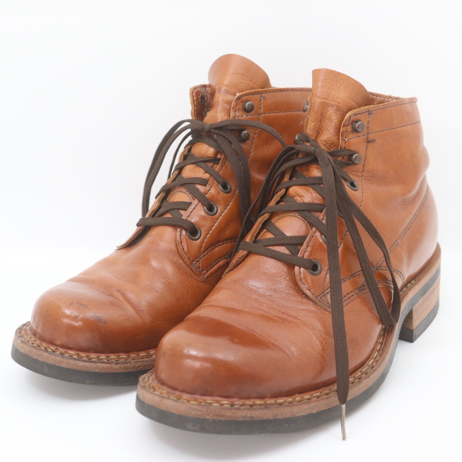 ホワイツ] WHITE'S BOOTS 350-HC-430 ブラウンバッファロー セミドレス木型 TC