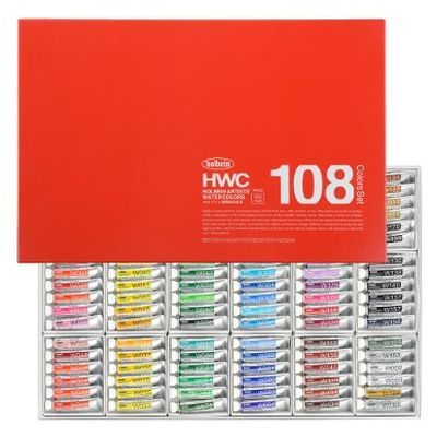 7営業日以内発送 ホルベイン画材 3422 透明水彩絵具 5ml W422 108色セット 沖縄離島販売不可
