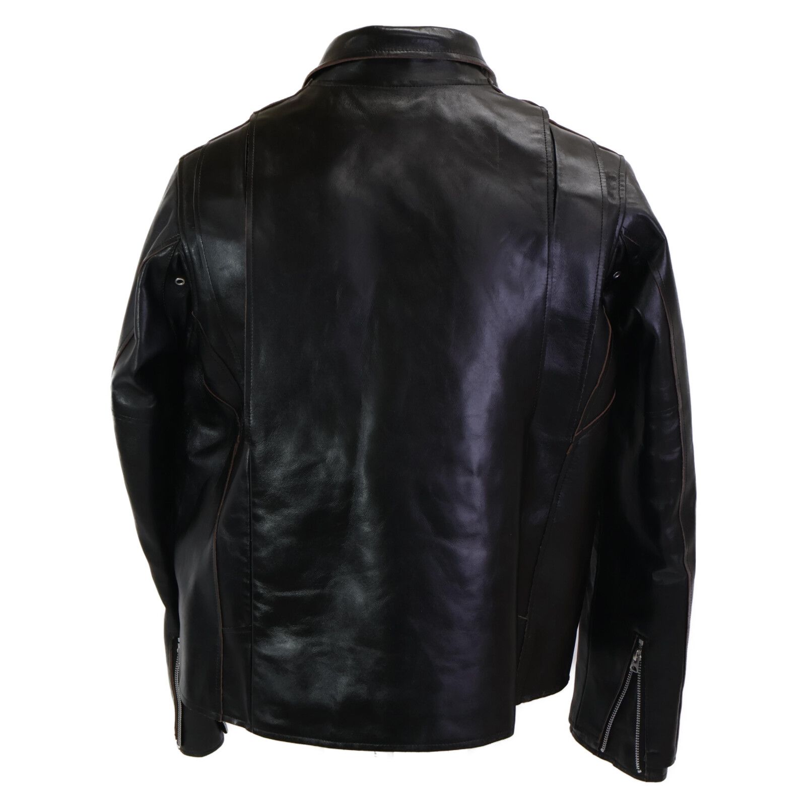 sacai 25AW レザー ブラック サイズ1 サカイ sacai 25AW leather jacket サイズ1 ブラック - メルカリ
