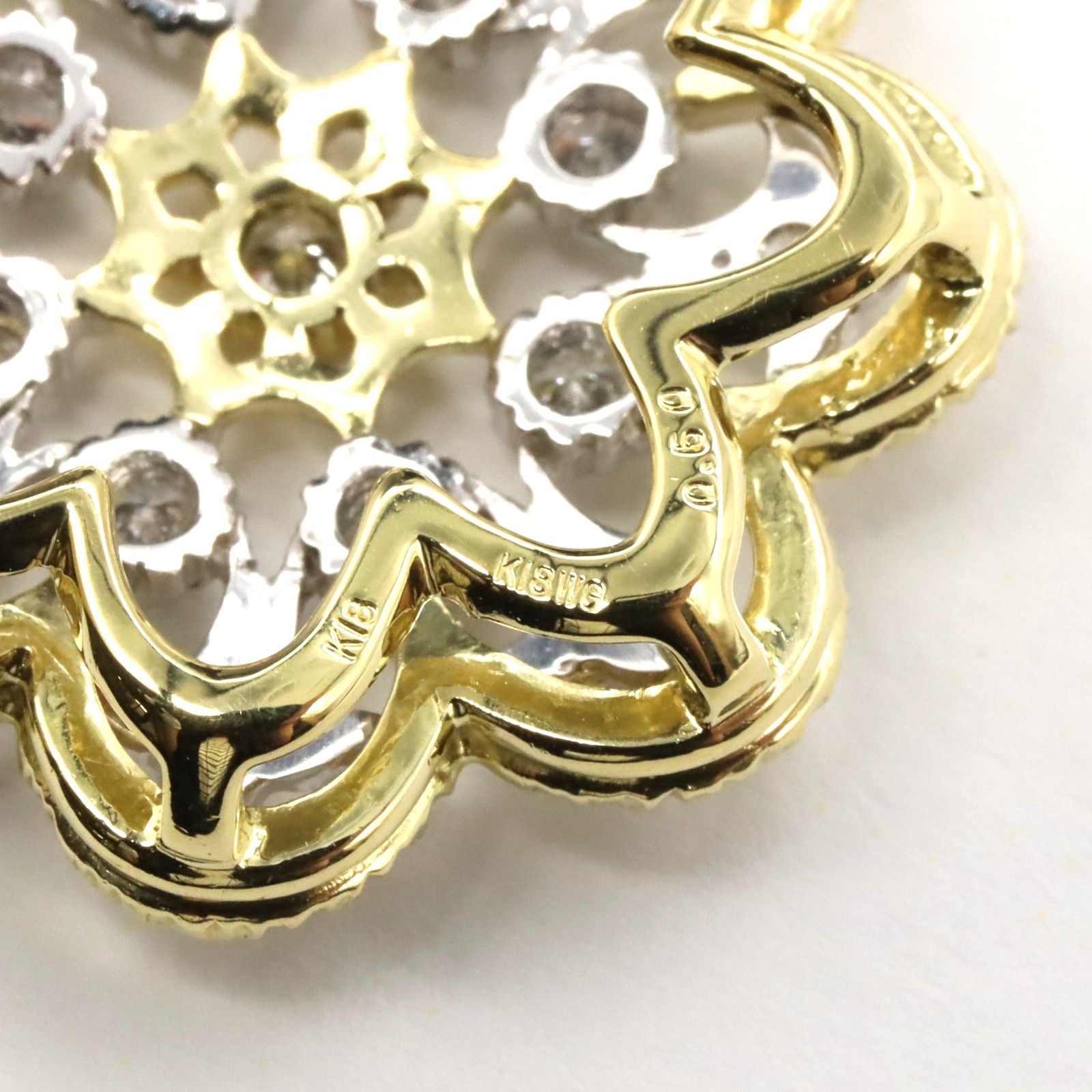 jour en jour ネックレス　K18WG ダイヤモンドネックレス ジュエリー JEWELRY ネックレス ダイヤモンド ネックレス 首回り