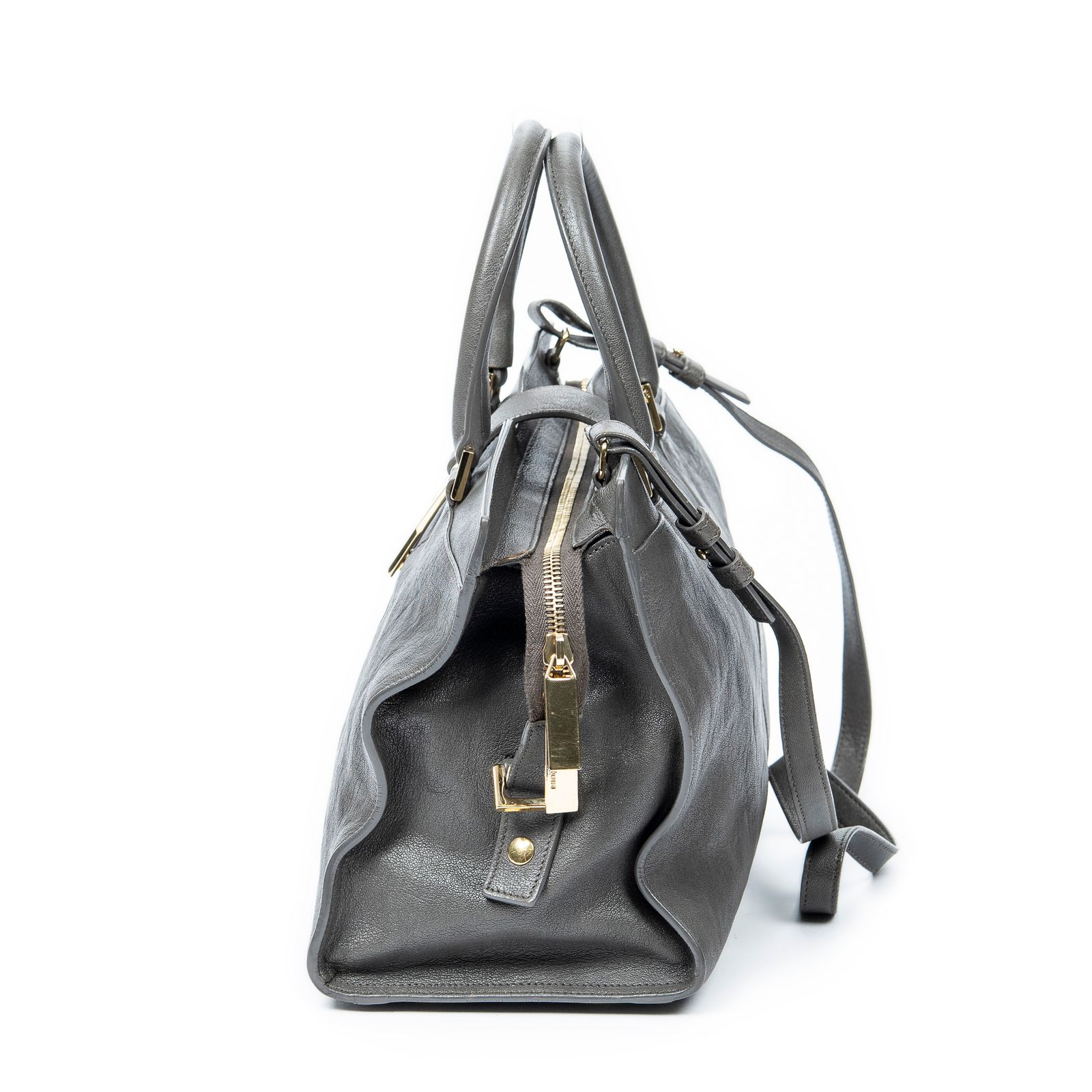 Cabas ChYcグレーゴートスキンレザーAB