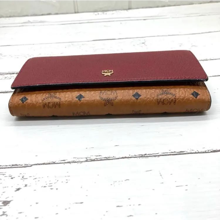 MCM エムシーエム ヴィセトス柄 ジッピーウォレット 長財布 小物 レディース MCM 長財布（MCM 長財布 ヴィセトス ピンク ロゴグラム