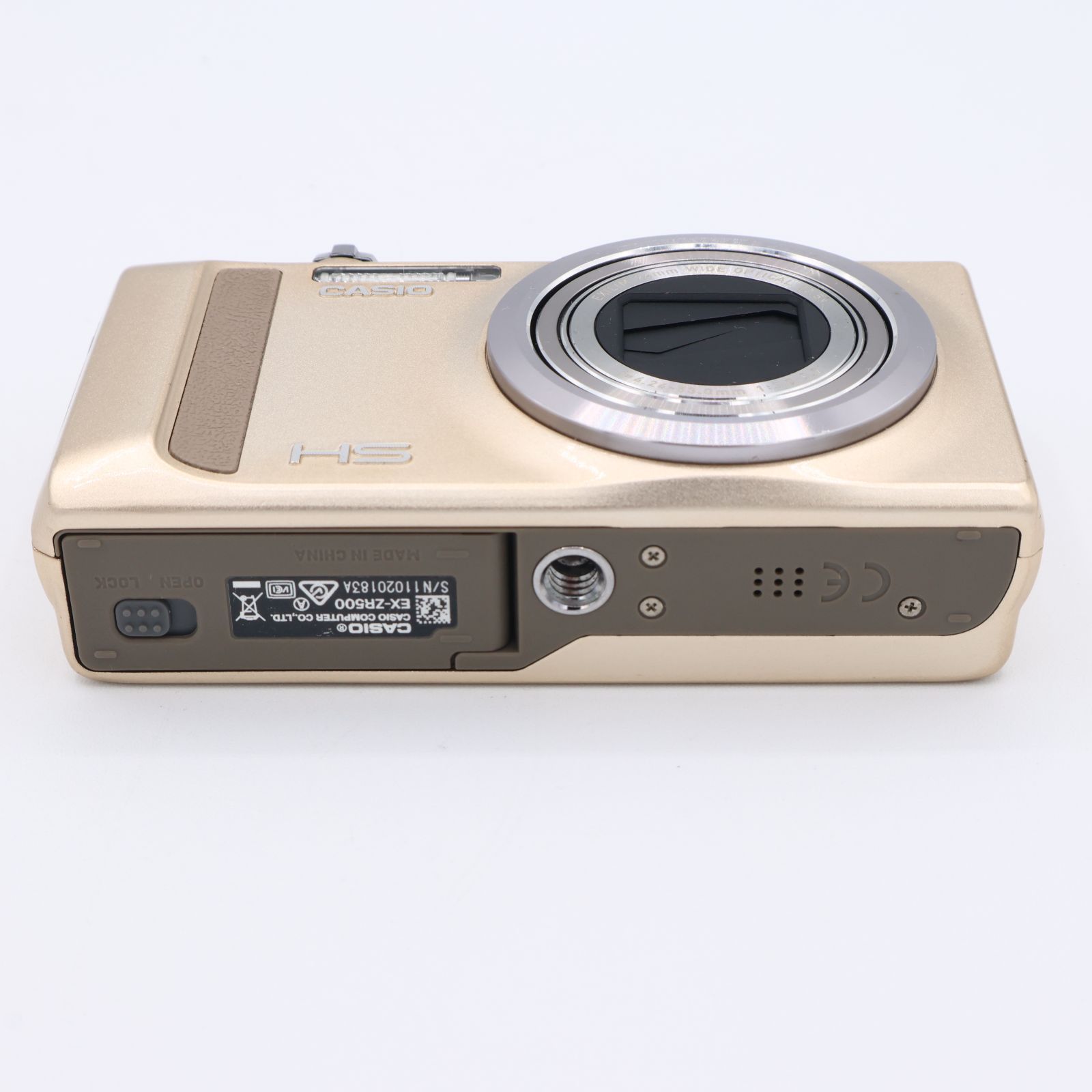 美品CASIO デジタルカメラ EXILIM EX-ZR500GD ゴールド カシオ HIGH