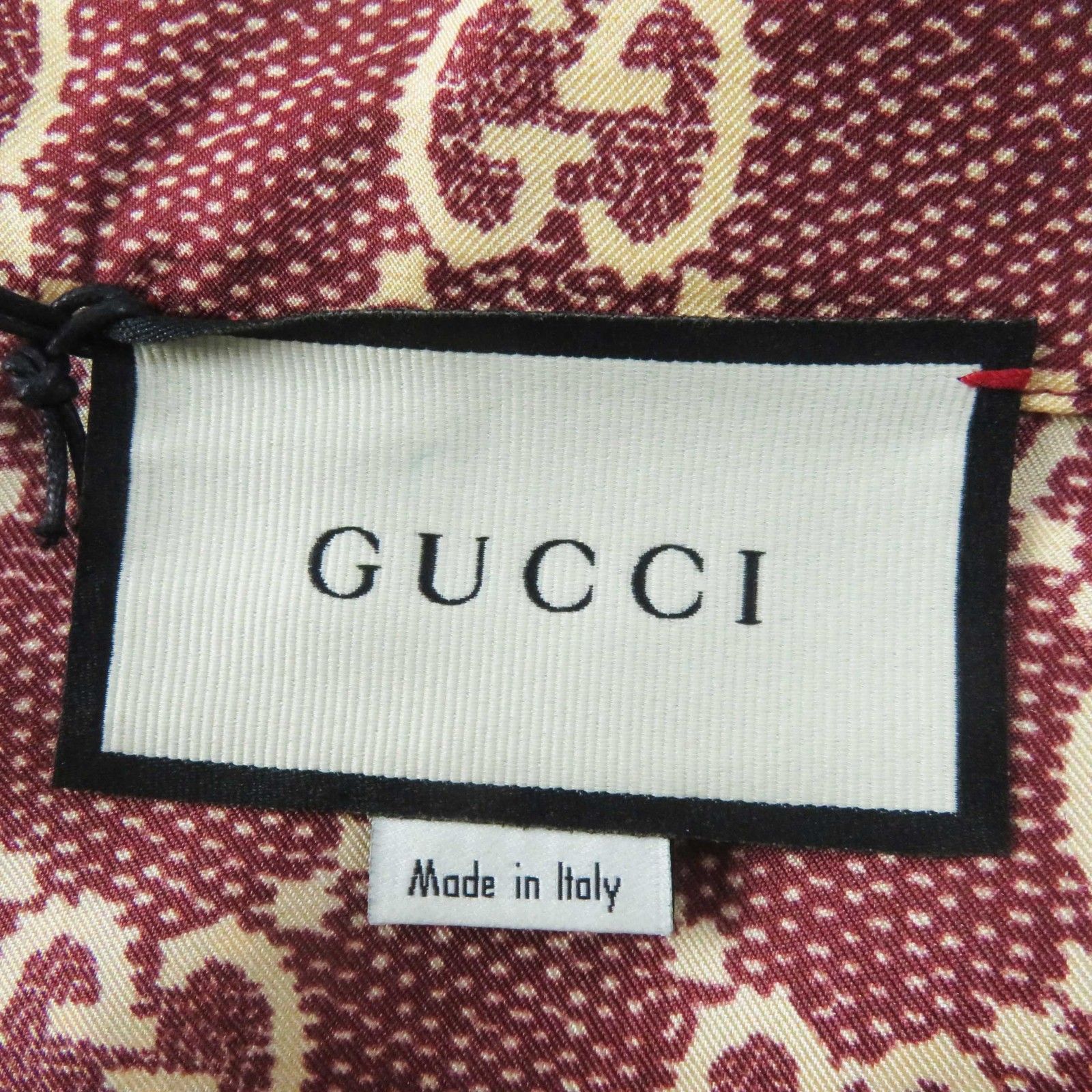 未使用品◎GUCCI グッチ 20AW 625007 シルク100％ GGスプリーム  