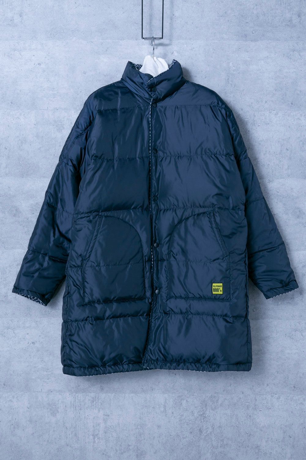 FDMTL ファンダメンタル REVERSIBLE SASHIKO DOWN JACKETザ