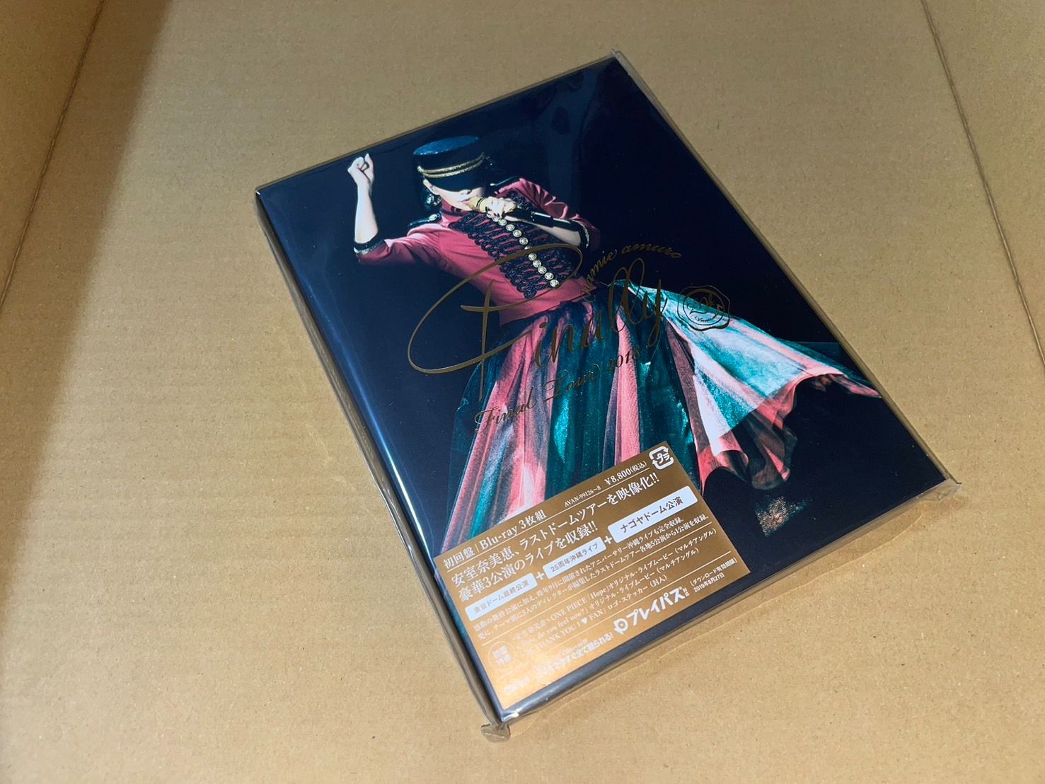 外付け特典の卓上カレンダー付 アマゾン namie amuro Final Tour 2018 ～Finally～ 東京ドーム 公演 25周年沖縄ライブ ナゴヤドーム公演 初回盤 4573497860069