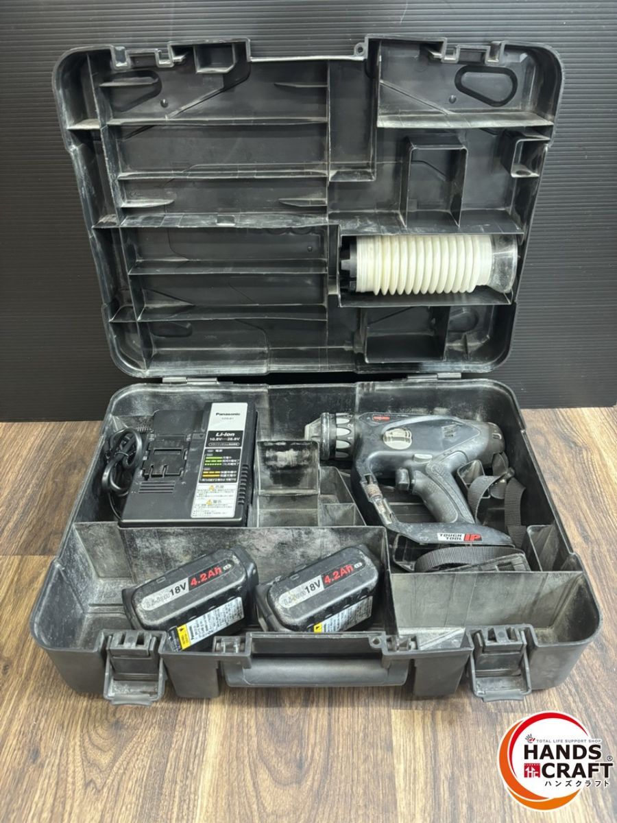 ♭ 品 パナソニック EZ78A1LS2GTB 充電マルチハンマードリル バッテリー18V4.2Ah2個 充電器 ケース 熊本けやき通り店