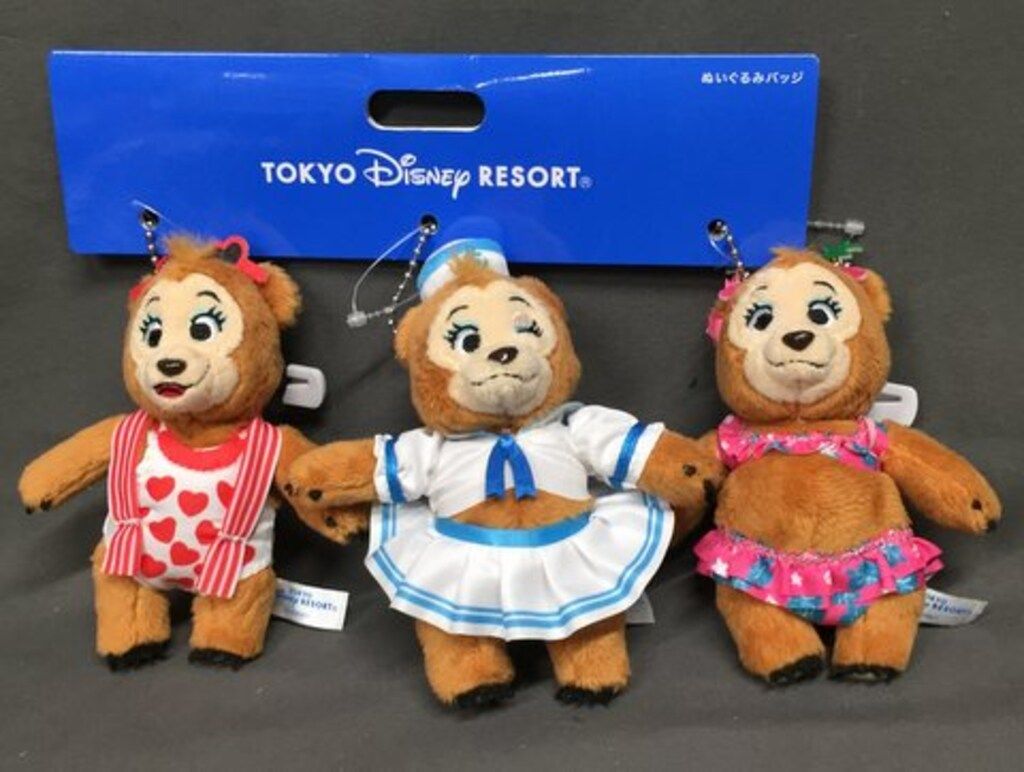 東京ディズニーランド ぬいぐるみバッジセット カントリーベア