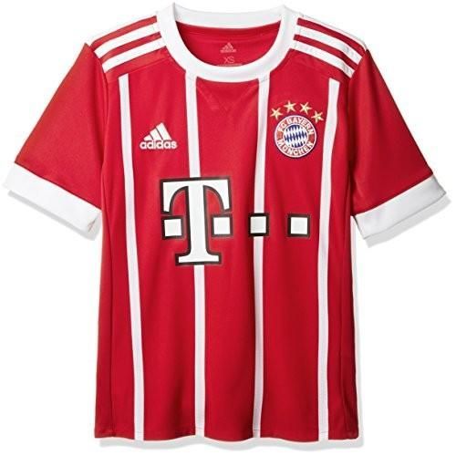 アディダス(adidas) サッカー FCバイエルン ホーム ユニフォーム レプリカ BV741-AZ7954 FCBトゥルーレッド/ホワイト 130cm