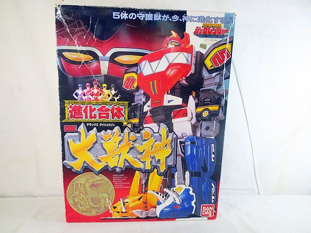 BANDAI - 希少 箱 美品 恐竜 戦隊 ジュウレンジャー DX 進化合体 大獣神 バンダイ 希少 箱 美品 恐竜 戦隊 ジュウレンジャー DX 進化合体 大獣神