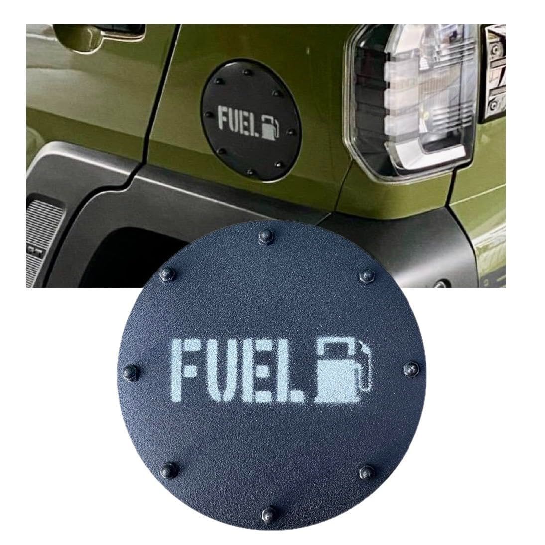 新品 【 タフト 】 給油口カバー フューエルリッドデカール 穴あけ不要