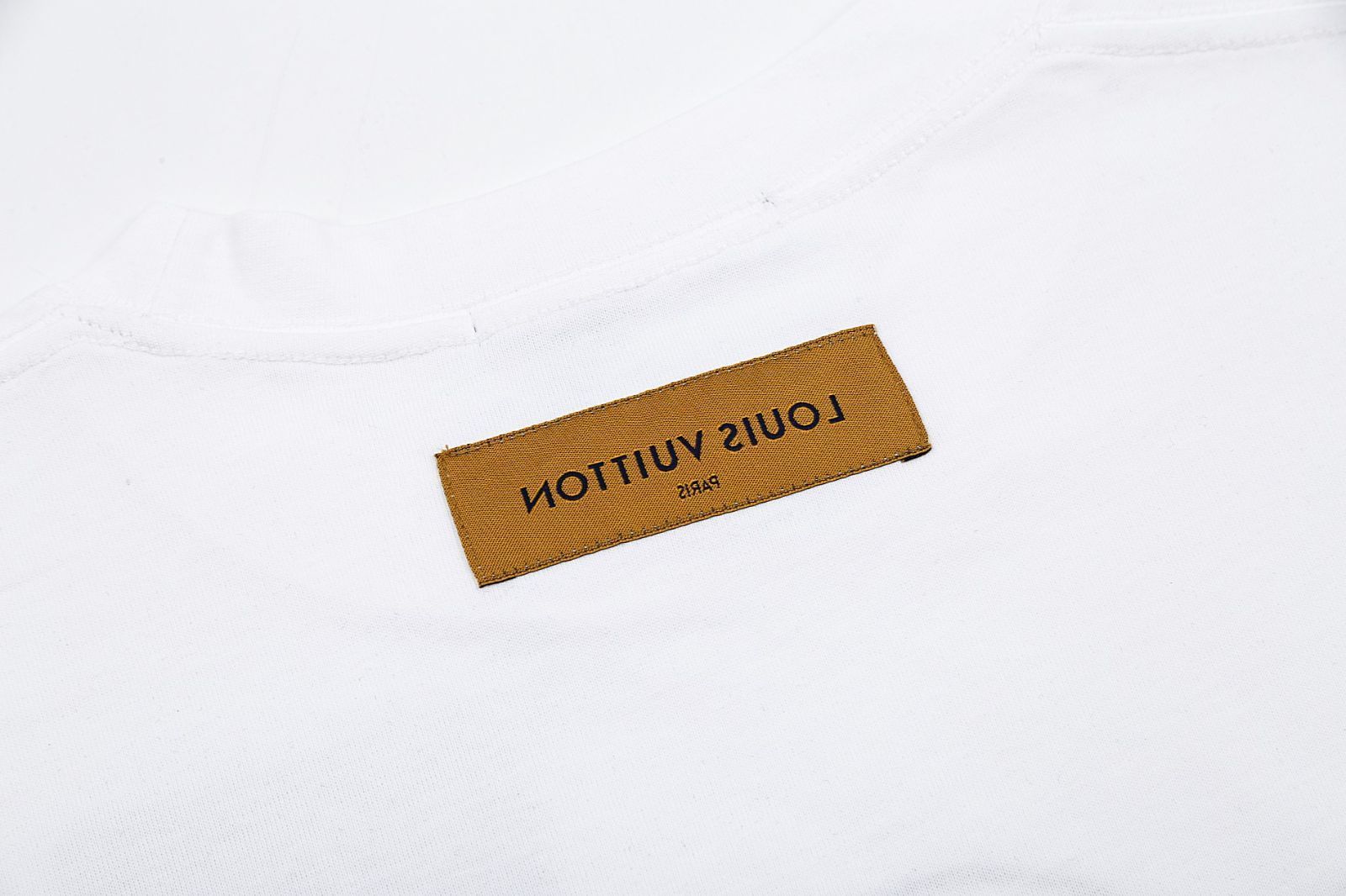 本日限定特価】Louis Vuitton スター＆テキストプリントTシャツ