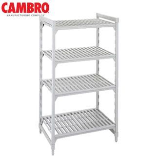 ６１０ソリッド型 カムシェルビングセット ６１×１５２×Ｈ２１４cm ４段 キャンブロ社｜CAMBRO 610ソリッド型 カムシェルビングセット 61×152