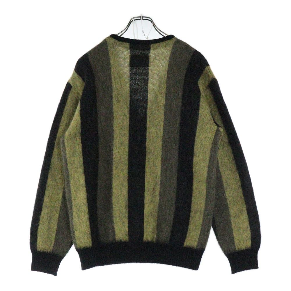 WACKO MARIA ワコマリア 20AW STRIPED MOHAIR CARDIGAN モヘアカーディガン ストライプ柄 サイズS