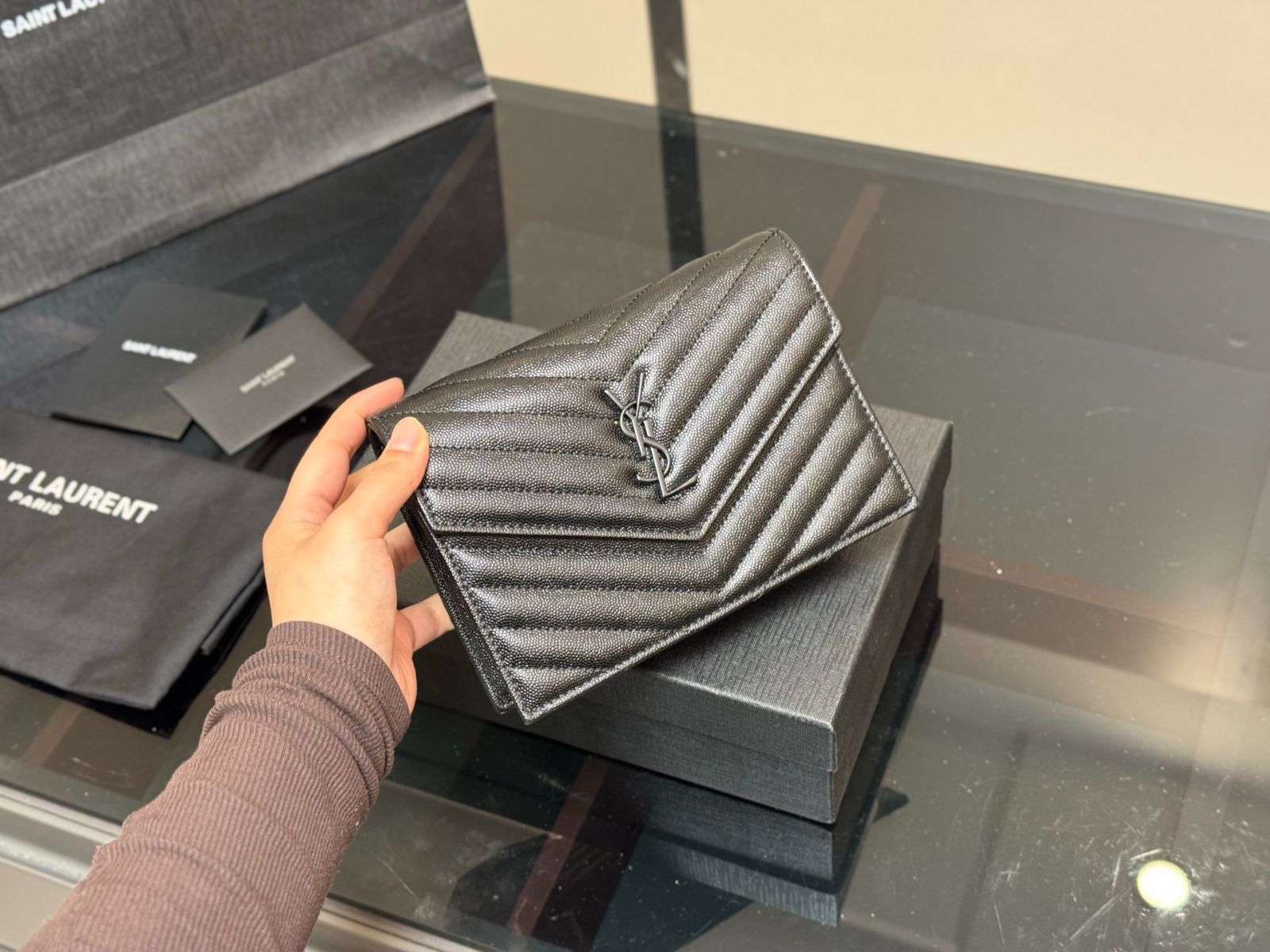今日特価】YSL Envelope Bag ワイエスエル エンベロープ バッグ