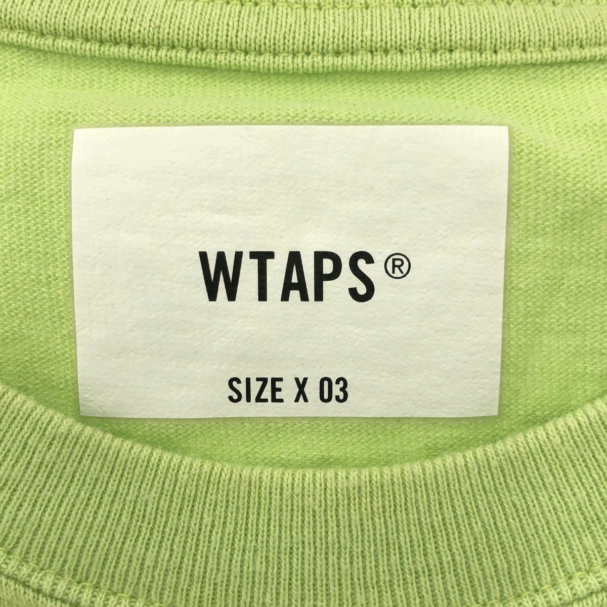WTAPS ダブルタップス 24SS AII / SS / COTTON. SIGN ロゴ刺繍クルー  