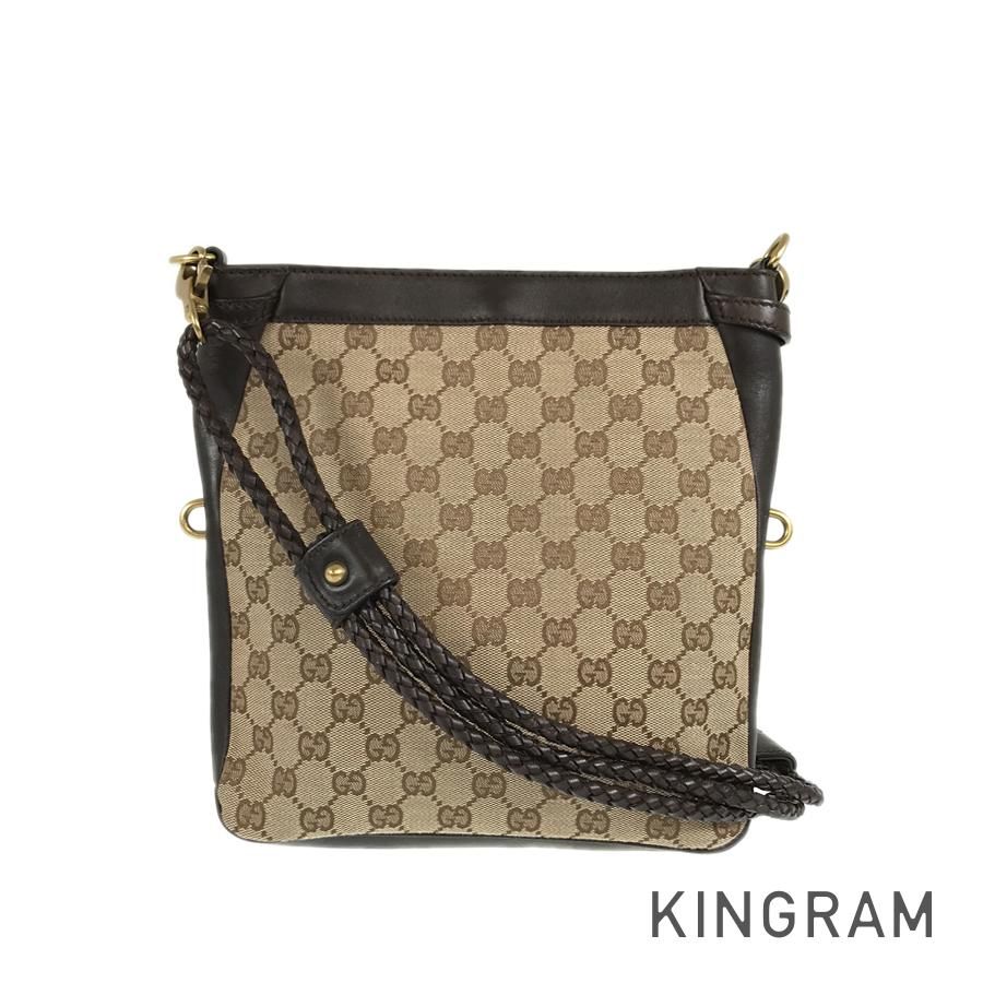 グッチ GUCCI GGキャンバス 109106 ベージュ キャンバス ショルダー 