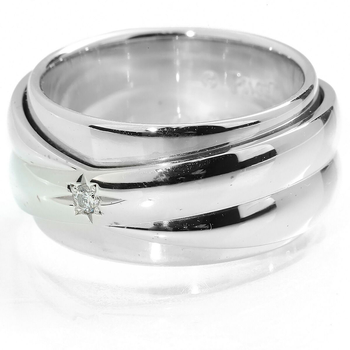 ピアジェ Piaget ポセション リング 指輪 ダイヤモンド K18WG 12号 プレラブド 返品OK