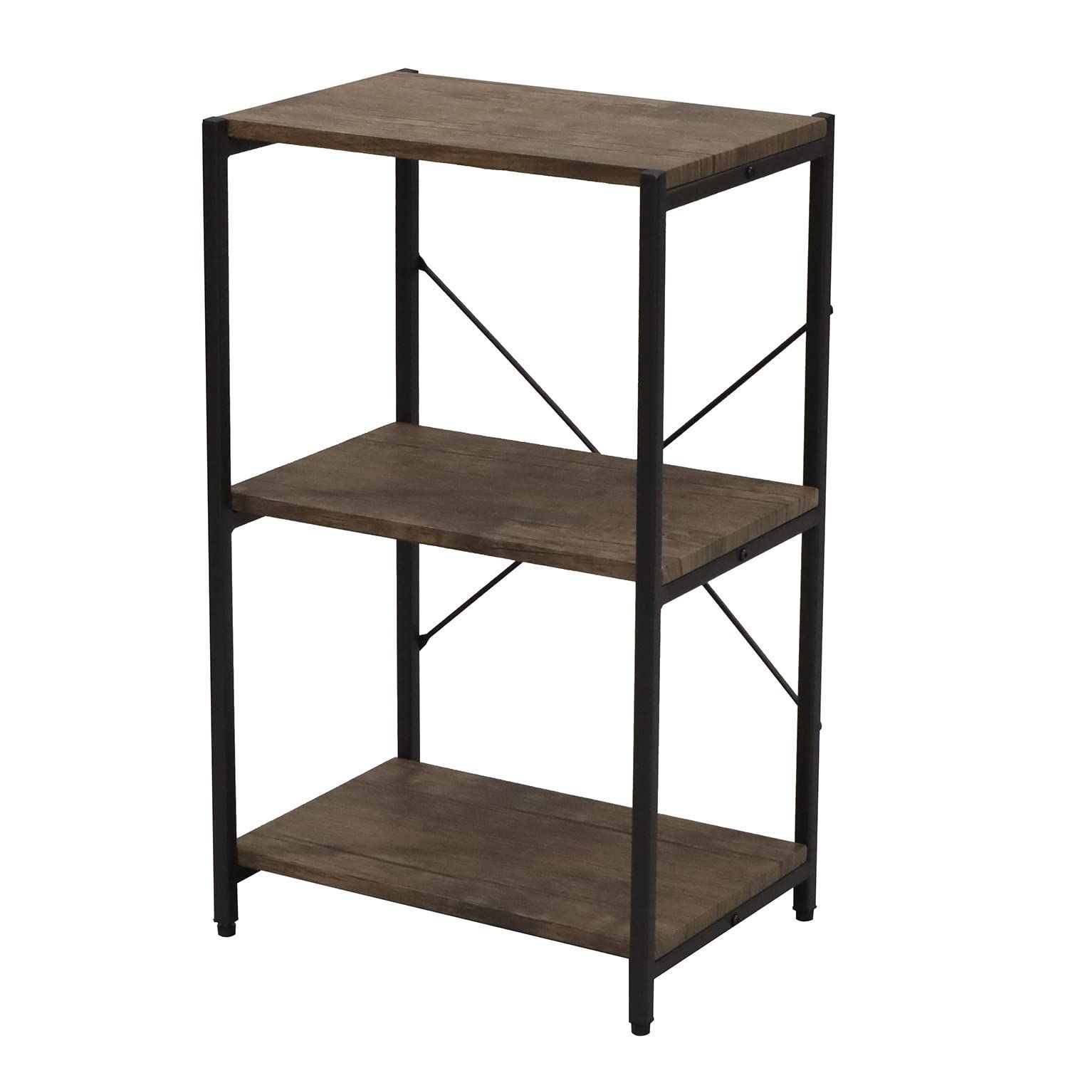 新品 エイアイテック(AITECH) スリム3段 幅30×奥行30×高さ45cm ブラウン BRN-03RK BR