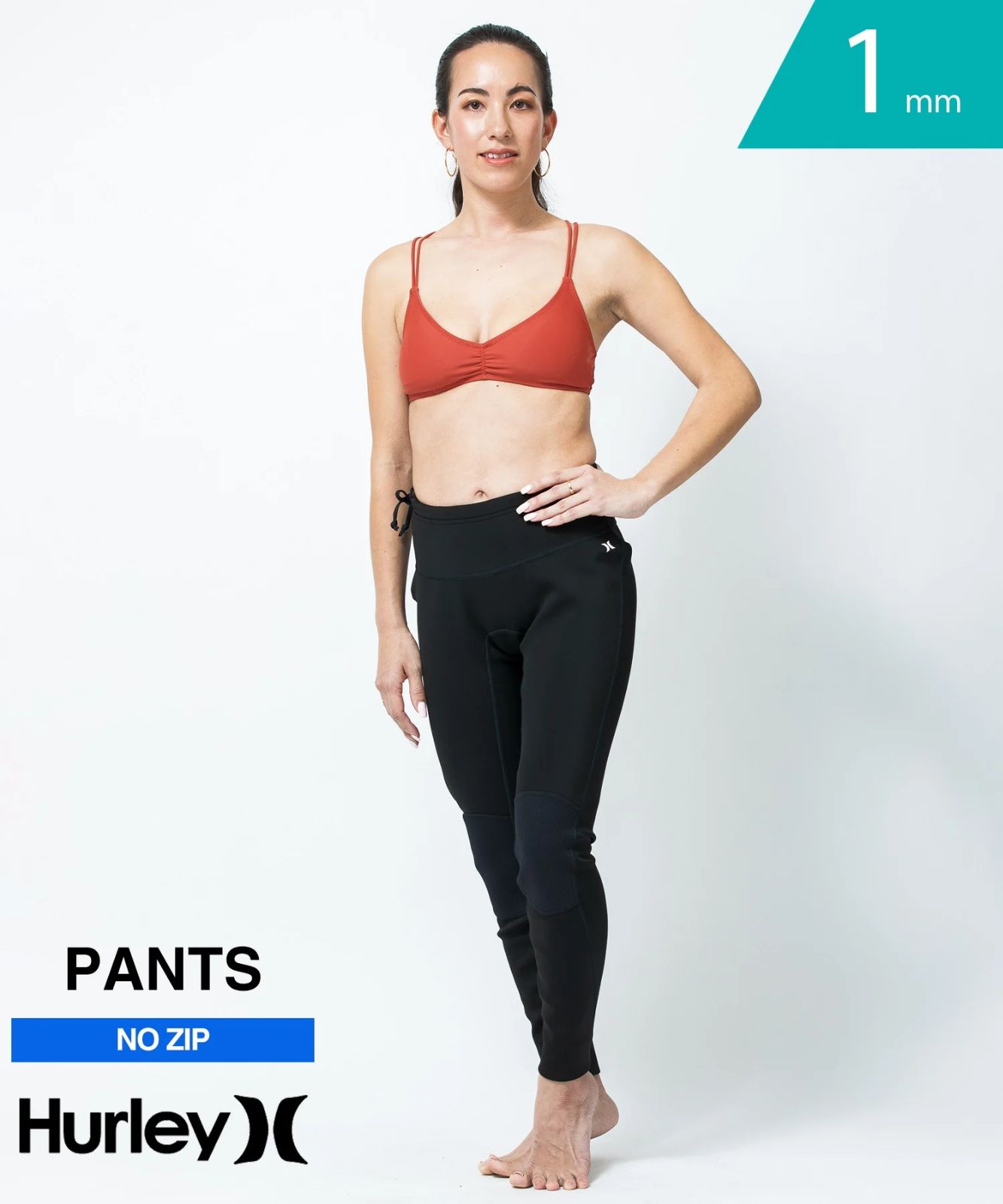 ムラスポOUTLET公式 ウェットスーツ Hurley ハーレー ADVANTAGE LGG 1mm ロングパンツ レディース ウェットスーツ パンツ サーフィン ムラサキスポーツ