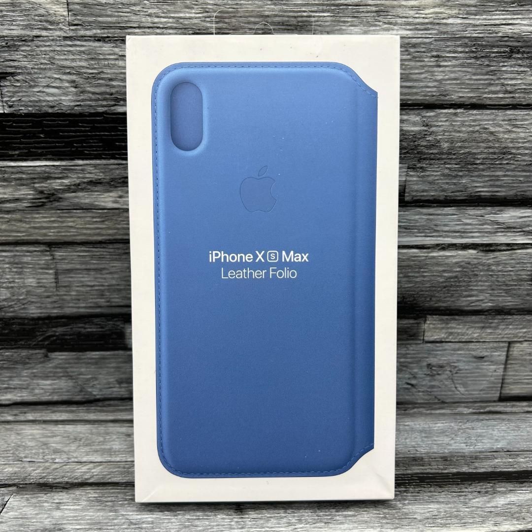 iPhone Xs レザーフォリオケース - iPhoneアクセサリー