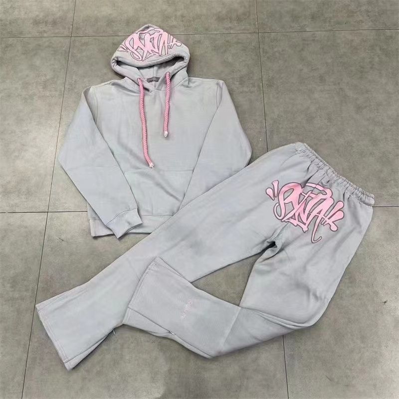 syna world 男女兼用 グレーピンク ファッション セットアップ