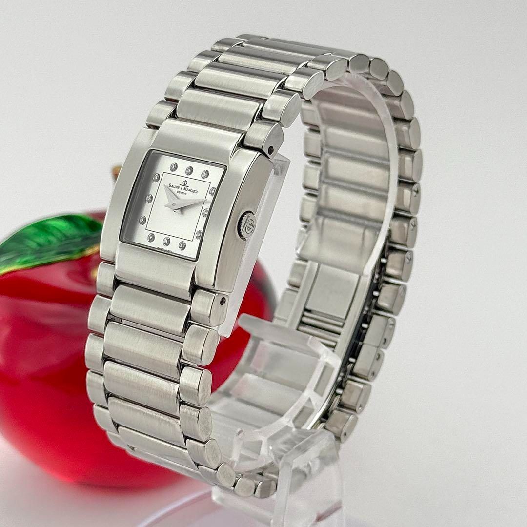 ボーム&メルシエ キャットウォーク 12Pダイヤ 新品電池 レディース