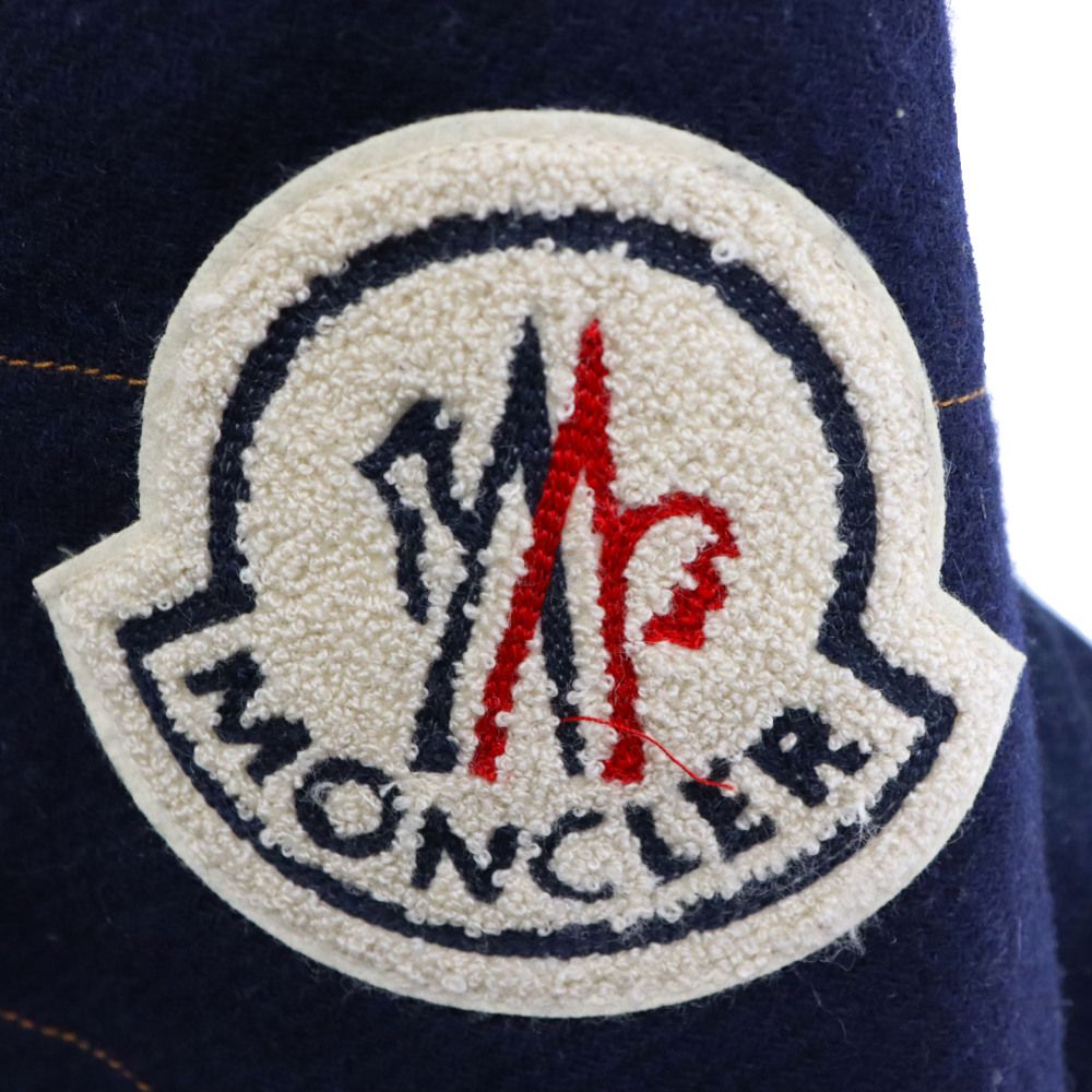 MONCLER (モンクレール) 15AW×ami MARCELL アミ マルセル ボア ムートン デニム ダウンジャケット インディゴ  A209H4139225 - メルカリ