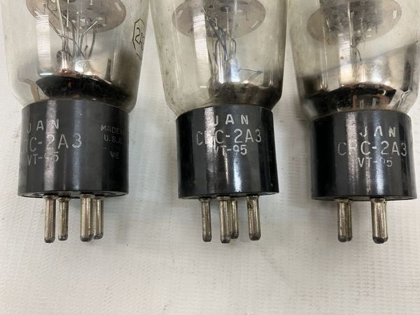 RCA CRC-2A3 VT-95 真空管 3本セット オーディオ 音響 ジャンク